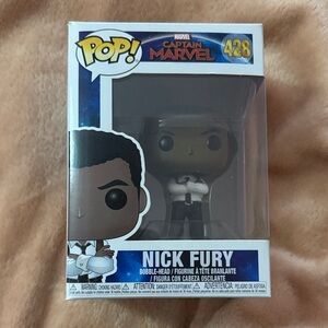Funko Pop Captain Marvel Nick Fury Figure